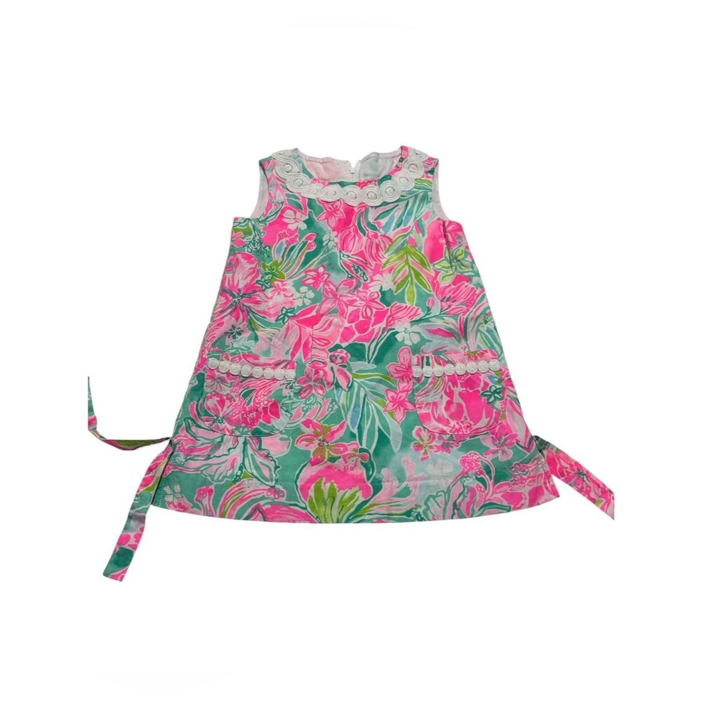 Lilly Pulitzer Tropical Floral Printed Casual Dress